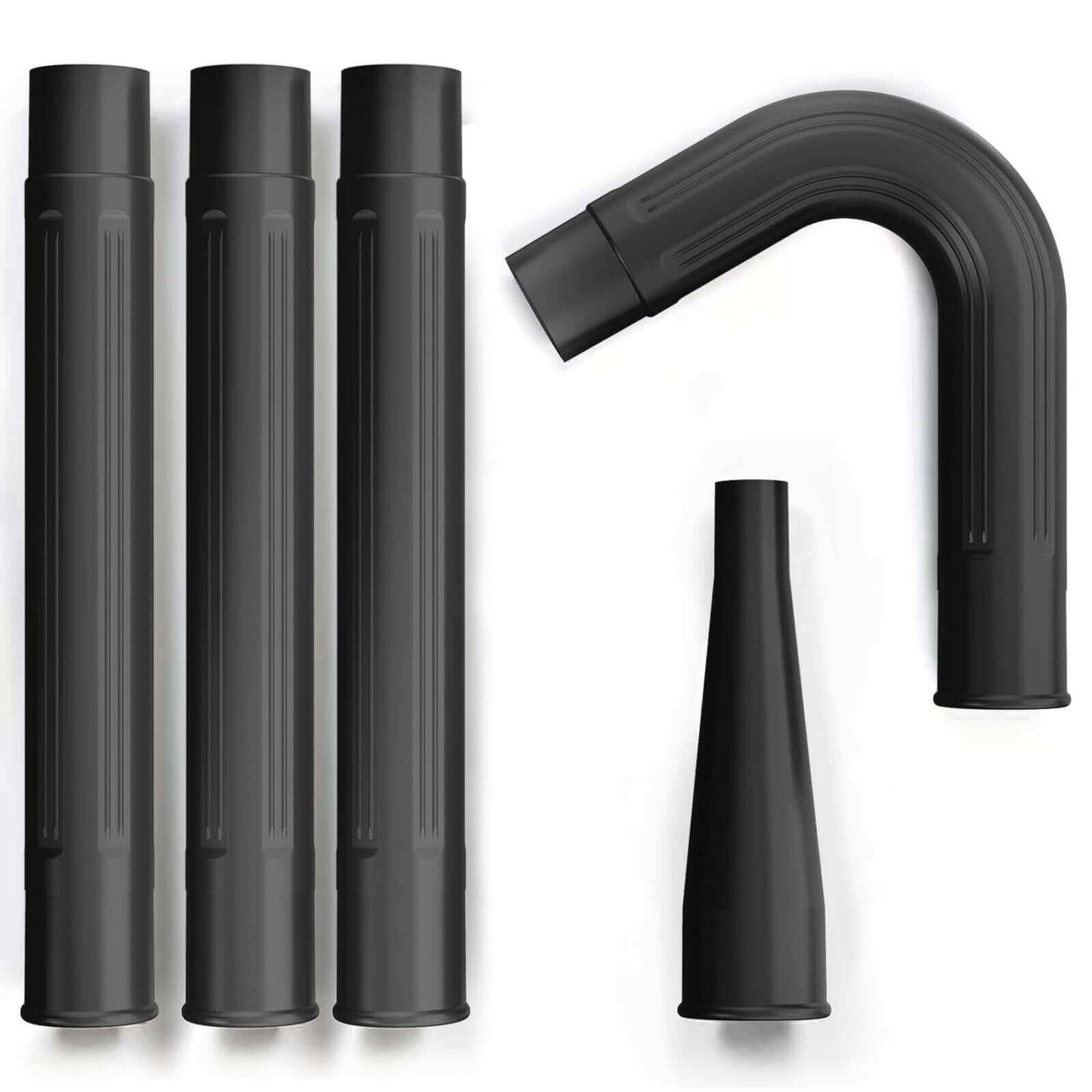 5-Piece Gutter Cleaning Kit with Leaf Vacuum & 3 Extension Wands