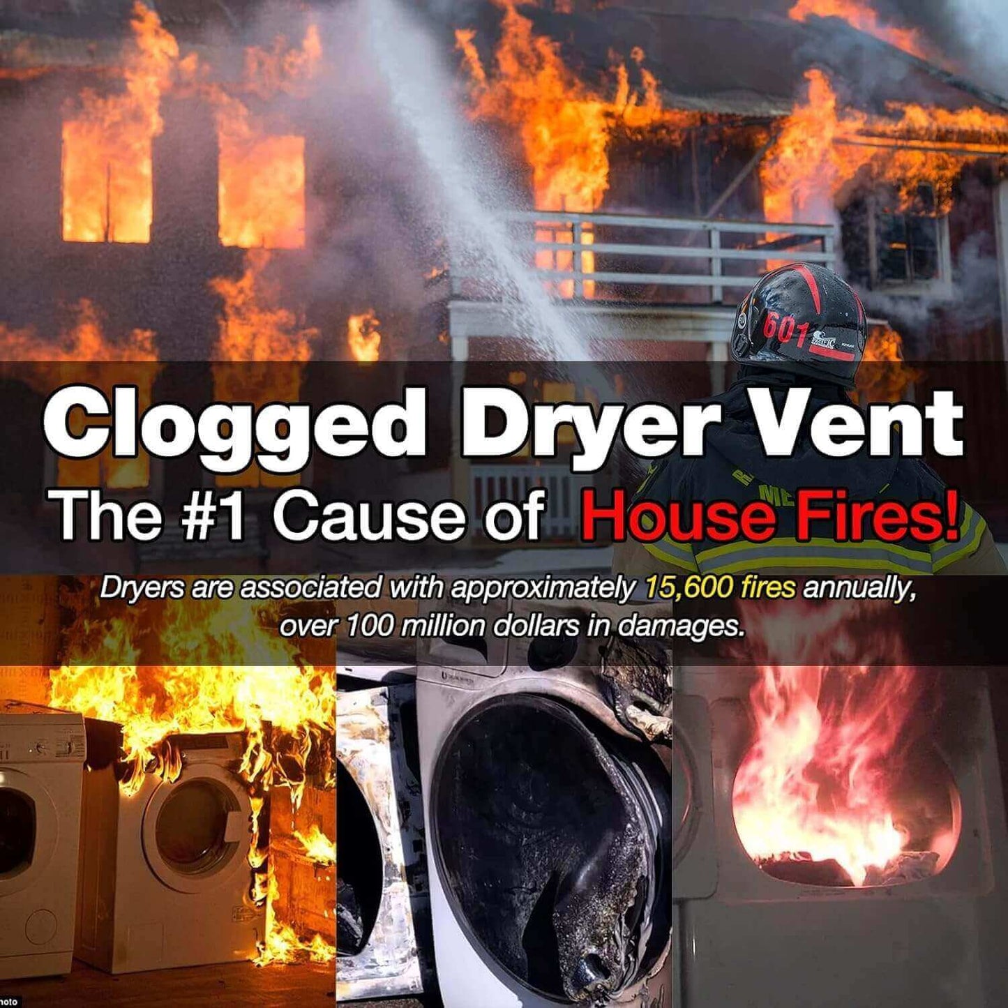 Dryer Vent Cleaner Attachment for Dyson V7–V15 Cordless, Flexible Lint Tool