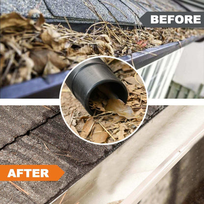 5-Piece Gutter Cleaning Kit with Leaf Vacuum & 3 Extension Wands
