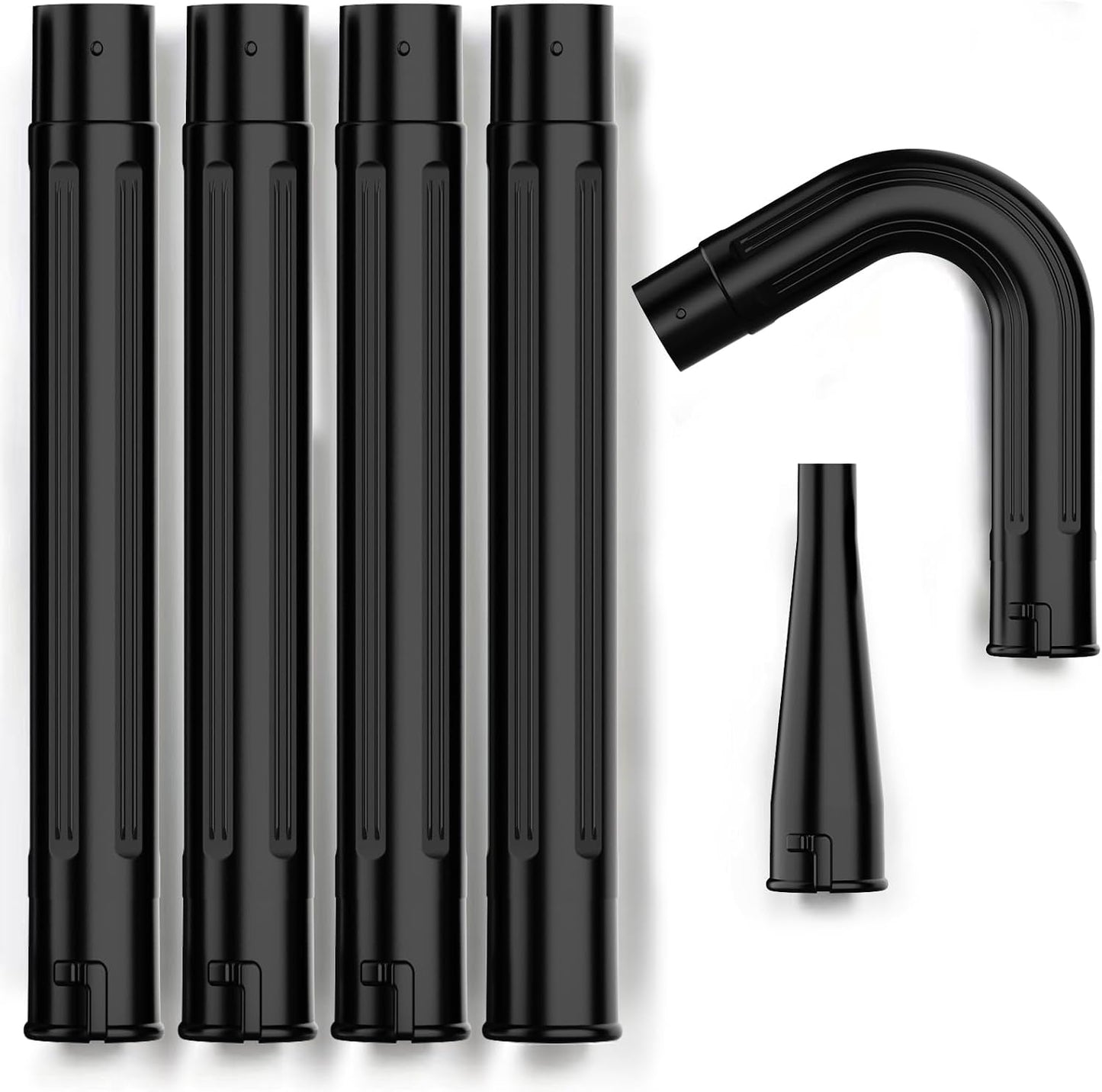 5-Piece Gutter Cleaning Kit with Leaf Vacuum & 3 Extension Wands