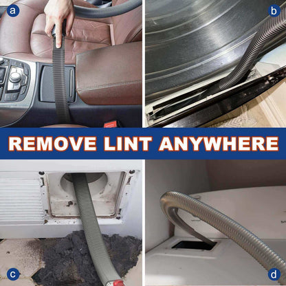 Dryer Vent Cleaner Attachment for Dyson V7–V15 Cordless, Flexible Lint Tool