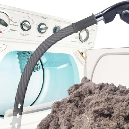 Universal Dryer Vent Vacuum Hose, One-Piece Design, Fits All Vacuums