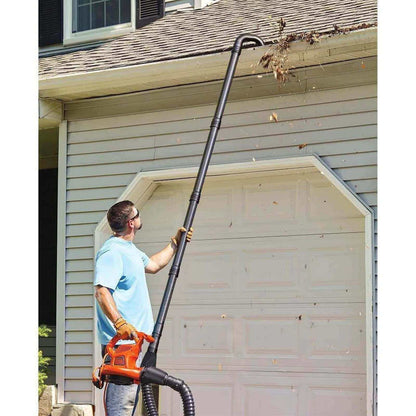 Universal Leaf Blower Gutter Cleaning Kit, Ground-Level Leaf Remover Attachment